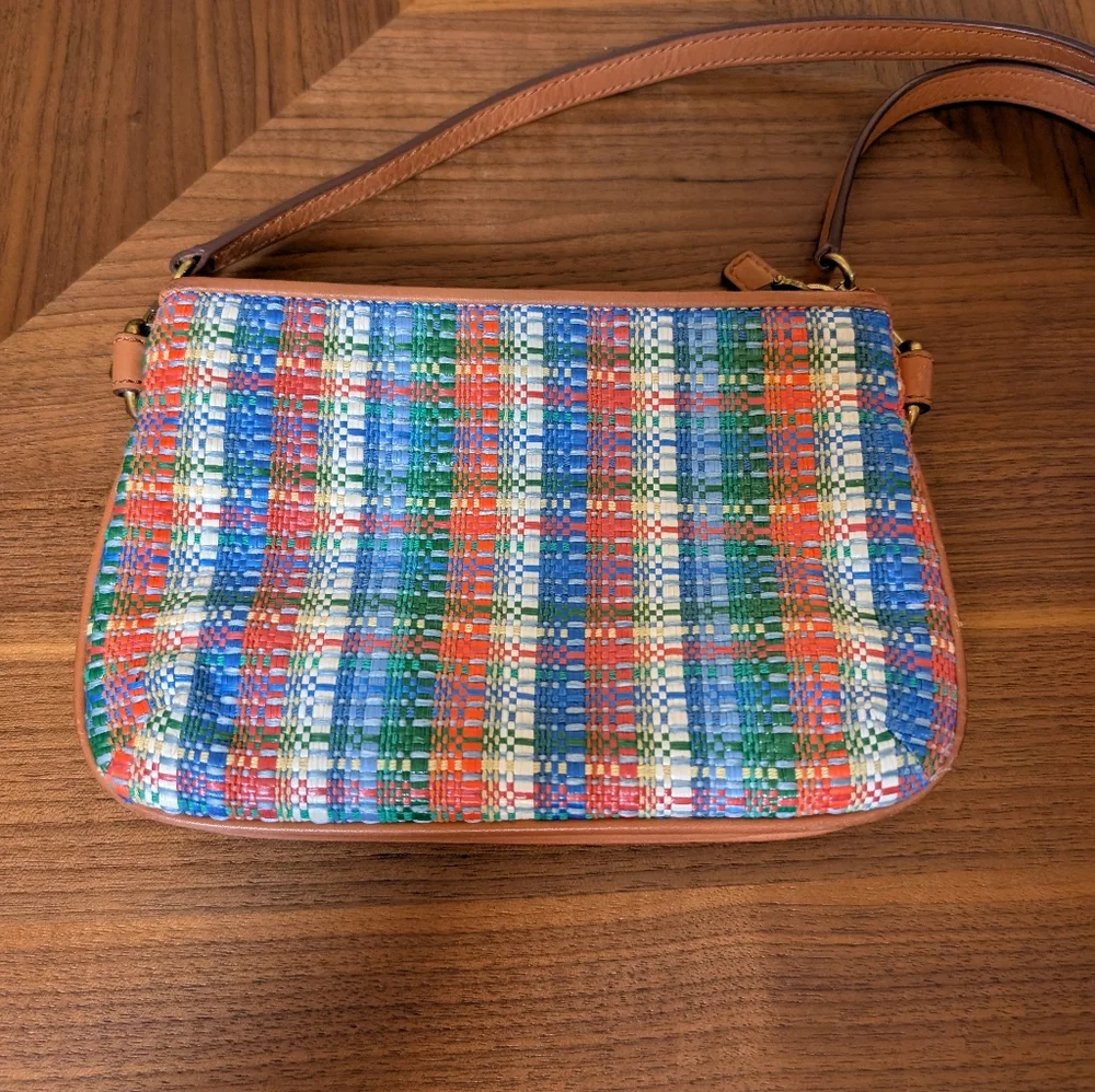 3/$10 Fossil Mini Woven Crossbody in Multi (ZB5818) - Picture 3 of 8